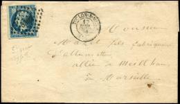 14Ba 20c. Bleu Sur VERT, T II, Obl. PC 3382 S. LSC, Càd T15 TOULON-S-MER 12/7/61, TB - Other & Unclassified