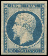 14Af 20c. Bleu Laiteux, T I, TTB - Sonstige & Ohne Zuordnung