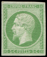 12    5c. Vert, 2 Petits Clairs, Aspect TB - Autres & Non Classés