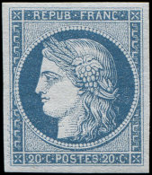 8b   20c. Bleu Sur Azuré, Dit "Astruc ", Fraîcheur Postale, Superbe - Autres & Non Classés