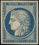 4    25c. Bleu, Fraîcheur Parfaite, Superbe. C Et Br - Andere & Zonder Classificatie