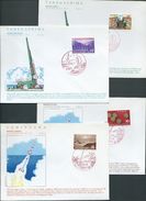 Japan 1972 - 1973 Rocket & Satellite Space Covers Selection Of 13 Different Cacheted Covers - Covers & Documents