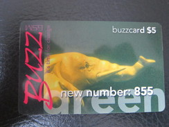 Buzz GSM Recharge Card,elephant, Used - Tansania