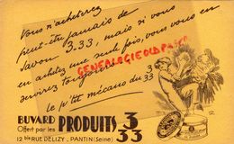 93 - PANTIN- BUVARD PRODUITS 3 33 - 12 BIS RUE DELIZY- SAVON SAVONNERIE- - Wash & Clean