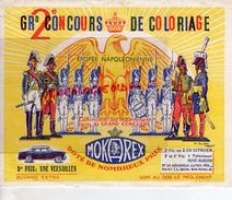 93- EPINAY SUR SEINE- BUVARD GRAND 2 EME CONCOURS COLORIAGE- CAFES MOKAREX- EPOPEE NAPOLEON- VOITURE VERSAILLES CITROEN - Caffè & Tè