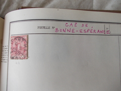 TIMBRE 3 Pages Ceylan Cap De Bonne Espérance Et Cap Vert 22 Timbres Valeur 7.20 € - Sri Lanka (Ceilán) (1948-...)