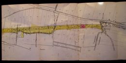 1897 PLAN PARCELLAIRE  CHEMIN DE FER > PARIS A LYON > MEDITERRANEE  COMMUNE DE St - RESTITUT ( St - Paul 3 Chateaux ) - Documents Historiques