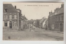 CPA SOLRE LE CHATEAU (Nord) - La Rue Des Soeurs - Solre Le Chateau