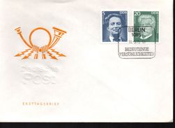 DDR FDC 1975 Otto Schweitzer - Albert Schweitzer