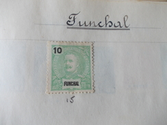 TIMBRE 5 Pages Funchal Guinée Portugaise Inde Hyderabad Hong Kong 12 Timbres Valeur 3.55 € - Guinea Portuguesa