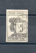 Diego Suarez. 5 C 1890 - Oblitérés