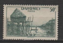 DAHOMEY .N° 128 "VILLAGE LACUSTRE" - Neufs