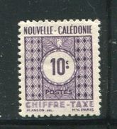 NOUVELLE CALEDONIE- Taxe Y&T N°39- Neuf Avec Charnière * - Postage Due