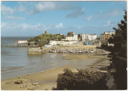 Tenby Harbour, Lifeboat And Castle - Pembrokeshire