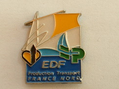 PIN´S EDF - PRODUCTION TRANSPORT FRANCE NORD - EDF GDF