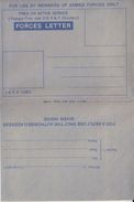 India  Inland Letter For Use OF ARMED FORCES ONLY  Unused # 95543 - Inland Letter Cards