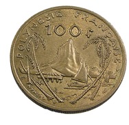 100 Francs - Polynésie Française - 1976 - Br-Alu - TB+ - - Polynésie Française