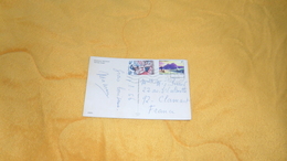 CARTE POSTALE CIRCULEE DE 1966. / CHANTEUSE TAHITIENNE./ PAPEETE A CLAMART / CACHET + TIMBRES - Tahiti