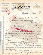 31 - TOULOUSE- LETTRE MANUSCRITE SIGNEE B. SIRVEN- IMPRIMERIE ARTISTIQUE MANUFACTURE-76 RUE DE LA COLOMBETTE- 1928 - Druck & Papierwaren