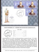 Gustav Boesberg 150 - Founder Of Estonia Heavy Athletics 2017 Stamp Presentation Card (germ) Mi 895 - Weightlifting