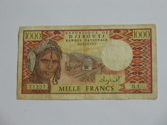 1000 Francs 1979-1988 - République De DJIBOUTI - Banque Nationale  **** EN ACHAT IMMEDIAT **** - Djibouti