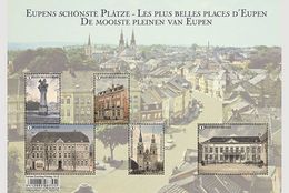 Belgium 2017 - Marketplaces In Eupen Souvenir Sheet Mnh - Nuevos