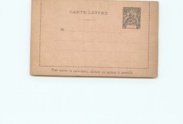 Entier Carte-lettre 25 Cent. Groupe  «DIEGO SUAREZ Et Dépendances» Neuve - Cartas & Documentos