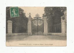 Cp , 78 , VILLEPREUX ,la Grille Du Château , Entrée Principale ,voyagée - Villepreux