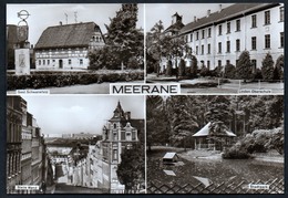 A5016 - Alte MBK Ansichtskarte - Meerane - Gaststätte Schule - Meerane