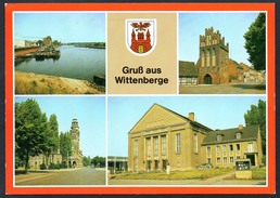 A5022 - Alte MBK Ansichtskarte - Wittenberge - Hafen Rathaus Kulturhaus - TOP - Wittenberge