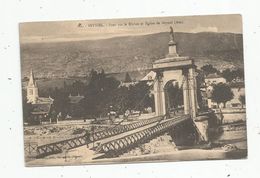 Cp , 01 , SEYSSEL , Pont Sur LeRhône Et église De Seyssel , écrite 1914 - Seyssel