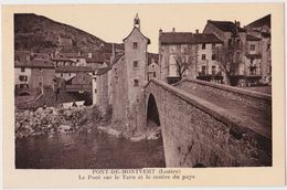 CPA 48 PONT DE MONVERT. Pont Sur Le Tarn Et Centre Du Pays. Non Circulée, TBE. - Le Pont De Montvert