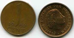 Pays-Bas Netherland 1 Cent 1969 Poisson KM 180 - 1948-1980: Juliana