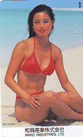 Télécarte Japon EROTIQUE (5968) EROTIC * WAKO * Japan * ACTRESS * TK * BIKINI * BATHCLOTHES * FEMME * SEXY LADY - Mode