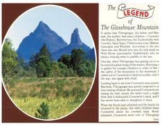 (725)  Australia - (with Stamp At Back Of Card) - QLD - Glass House Mountain - Atherton Tablelands