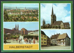 A5045 - Alte MBK Ansichtskarte - HalberstadtKirche Dom Neubaugebiet Clara Zetkin TOP - Halberstadt