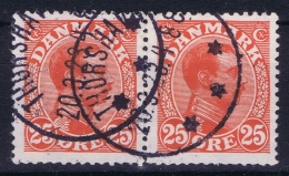 FÄRÖER Forerunner Mi 123 Pair Thorshavn  1923 - Faroe Islands