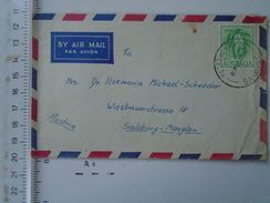 D151159 AUSTRALIA  -  Cover  SOuth Australia  -Peterborough - Ca 1960  -stamp Wattle - Lettres & Documents