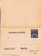 Berlin - Hansa Karte - Entier Postal Privé - Avec Carte Réponse - Cartoline Private - Nuovi