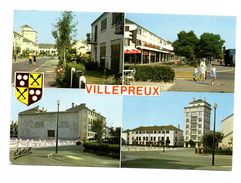 Carte Postale Villepreux Avenue De Beauce Avenue De Touraine L'Eglise Place Saint Vincent De Paul - Villepreux