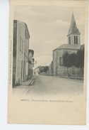 BRIOUX SUR BOUTONNE - Place De La Mairie - Route De Saintes à Poitiers - Brioux Sur Boutonne