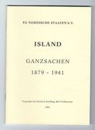 Heinrich Schilling "Island Ganzsachen 1879 - 1941", Von 1994, 68 Seiten, - Handbooks