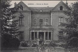 CARTE POSTALE ORIGINALE ANCIENNE : AUNEUIL ENTREE DU MUSEE ANIMEE HAUTS DE SEINE (92) - Auneuil