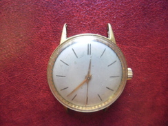 MONTRE ANCIENNE HOMME MECANIQUE Marque LIP Dorée Fonctionne Trés Bien Numérotée 805904 @ Prévoir Bracelet - Horloge: Antiek