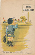 ILLUSTRATION -- ROGER LEVASSEUR    BONS D HABILLEMENT , C'est Pour Moi Mademoiselle, C'est Urgent  ** - Levasseur, Roger