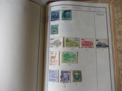 TIMBRE 4 Pages Pérou Philippines Ponta Delgada 22 Timbres Valeur 4.40 Euros - Pérou