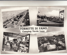 Torrette Di Fano, Camping Verde Luna. Cartolina Viaggiata 1967 - Fano