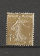 N° 277A A Semeuse  TIMBRE France Oblitéré  1932 1937 Manque Une Partie Du Bras à Gauche - Usados