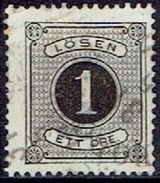 SWEDEN # FROM 1877-1882 MICHELL P1A  TK: 13 - Portomarken