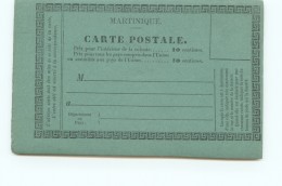 Entier  Carte Postale Gprécurseur Verte Neuve - Cartas & Documentos